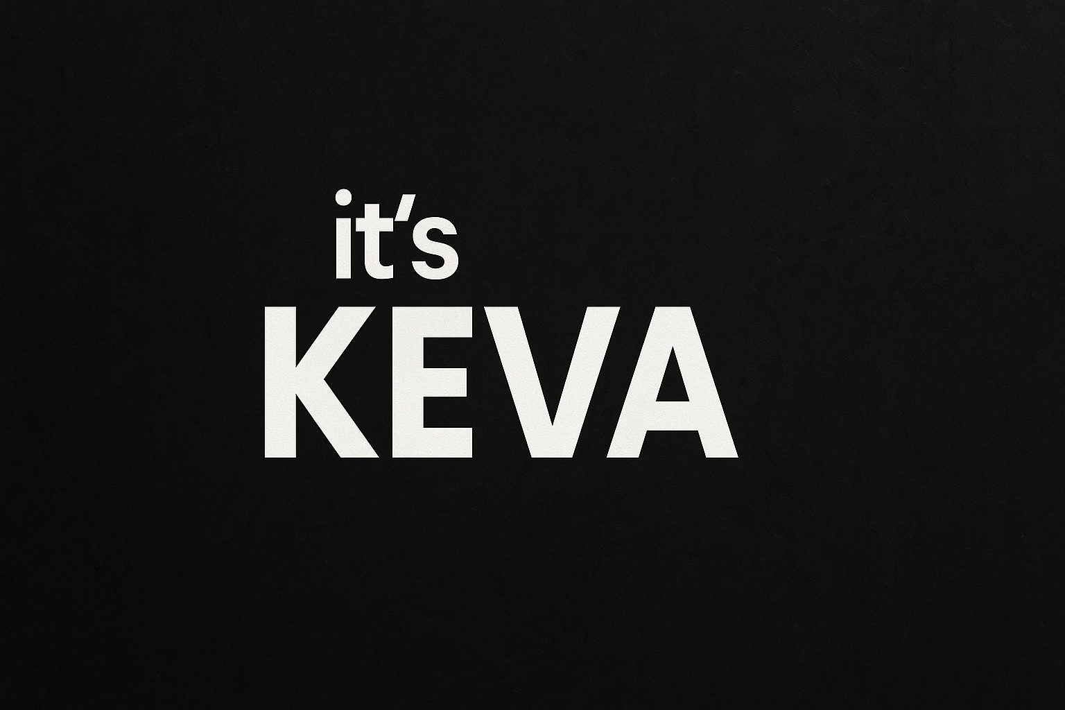 KEVA